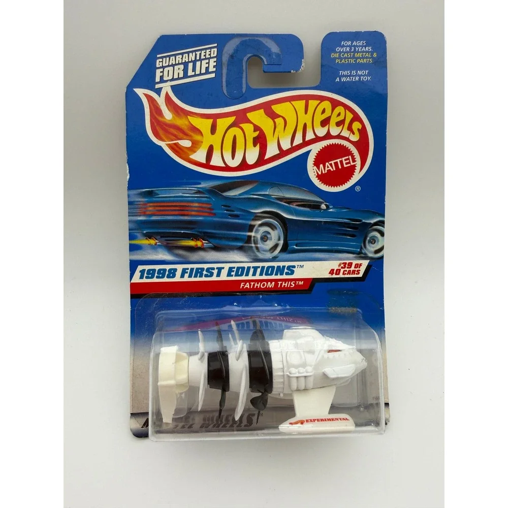Hot Wheels First‎ Editions Lot 1998 Fathom This 2001 Fright Bike Diecast 2pk